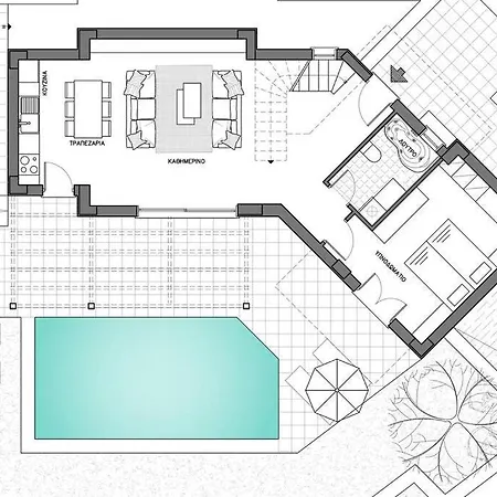 Anthi, A Modern With Salted Water Pool,hot Tub & Bbq! *