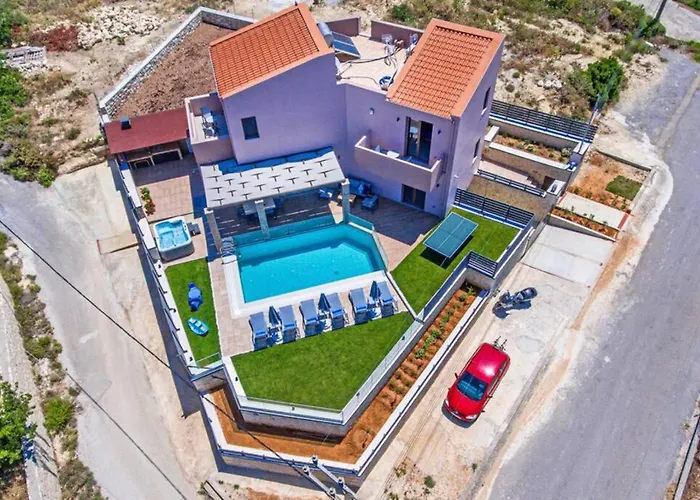 Willa Anthi, A Modern With Salted Water Pool,hot Tub & Bbq! *