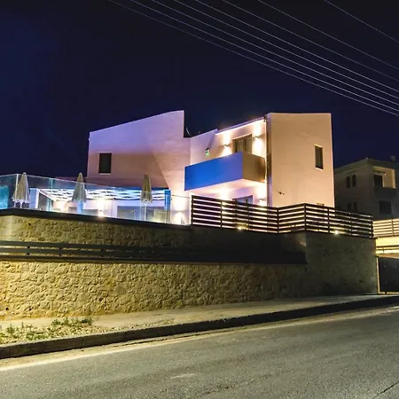 Anthi, A Modern With Salted Water Pool,hot Tub & Bbq! Villa Rethymno (Crete)