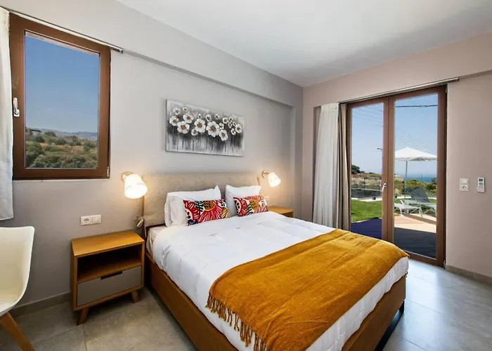 Anthi, A Modern With Salted Water Pool,hot Tub & Bbq! * Rethymno (Crete)